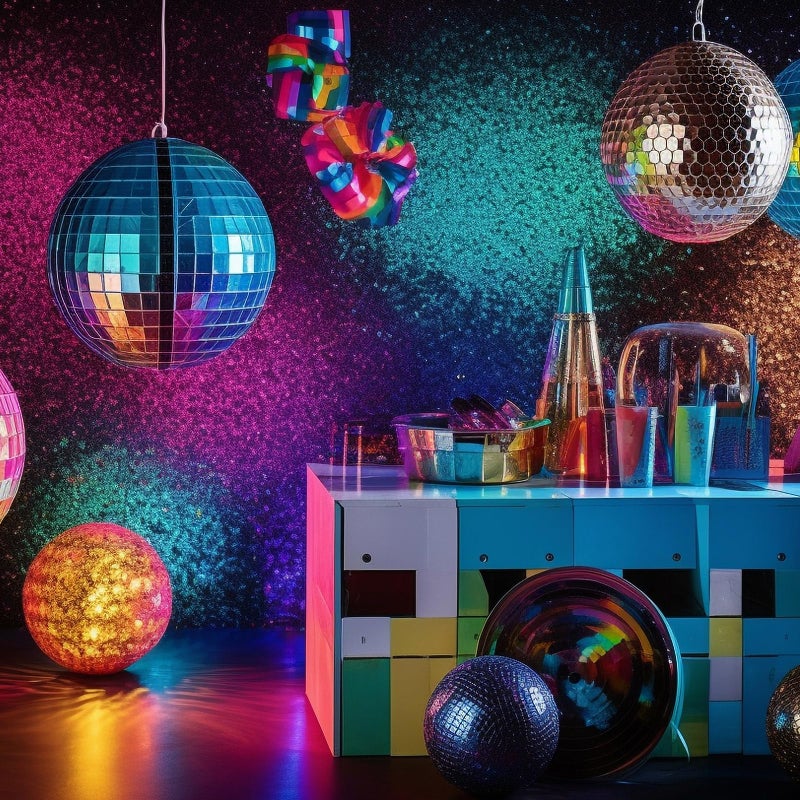SATINIOR 36000 Pcs Disco Ball Mirror Tiles Self Adhesive for Crafts 5 x 5 mm Small Disco Tape Ball Stickers Square Mosaic Tiles Mirror Pieces for DIY Craft Party Decor - Image 5